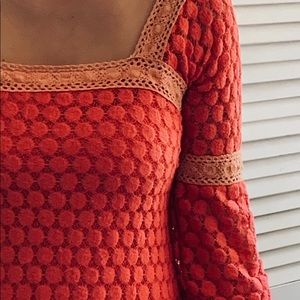 Solitaire by Ravi Khosla. Crotchet dress. medium